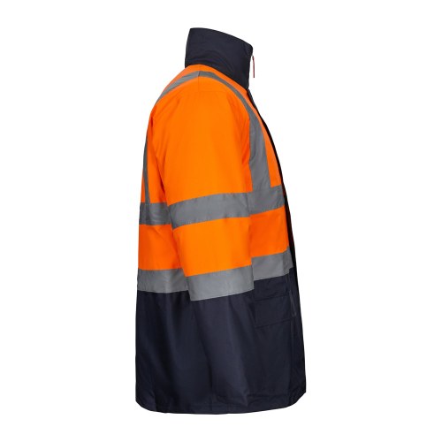 VL JUNO. Dwukolorowa kurtka 4 w 1 (180 g/m²) z poliestru (100%) z powłoką PU