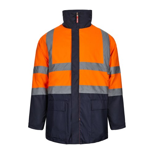 VL JUNO. Dwukolorowa kurtka 4 w 1 (180 g/m²) z poliestru (100%) z powłoką PU