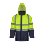 VL JUNO. Dwukolorowa kurtka 4 w 1 (180 g/m²) z poliestru (100%) z powłoką PU