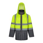 VL JUNO. Dwukolorowa kurtka 4 w 1 (180 g/m²) z poliestru (100%) z powłoką PU