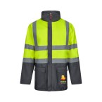 VL JUNO. Dwukolorowa kurtka 4 w 1 (180 g/m²) z poliestru (100%) z powłoką PU