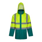 VL JUNO. Dwukolorowa kurtka 4 w 1 (180 g/m²) z poliestru (100%) z powłoką PU