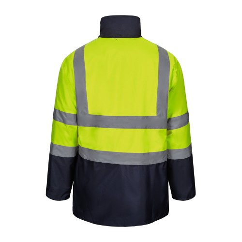 VL JUNO LARGE. Dwukolorowa kurtka 4 w 1 (180 g/m²) z poliestru (100%) z powłoką PU