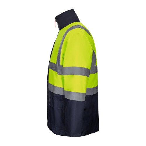 VL JUNO LARGE. Dwukolorowa kurtka 4 w 1 (180 g/m²) z poliestru (100%) z powłoką PU