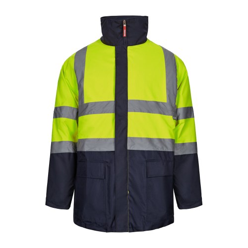 VL JUNO LARGE. Dwukolorowa kurtka 4 w 1 (180 g/m²) z poliestru (100%) z powłoką PU