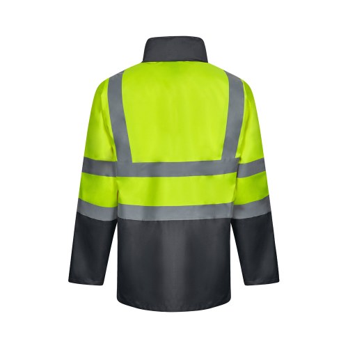 VL JUNO LARGE. Dwukolorowa kurtka 4 w 1 (180 g/m²) z poliestru (100%) z powłoką PU