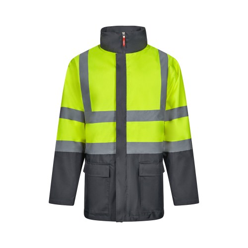 VL JUNO LARGE. Dwukolorowa kurtka 4 w 1 (180 g/m²) z poliestru (100%) z powłoką PU