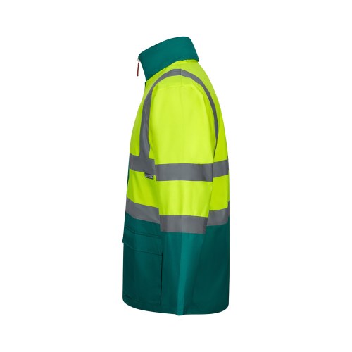 VL JUNO LARGE. Dwukolorowa kurtka 4 w 1 (180 g/m²) z poliestru (100%) z powłoką PU