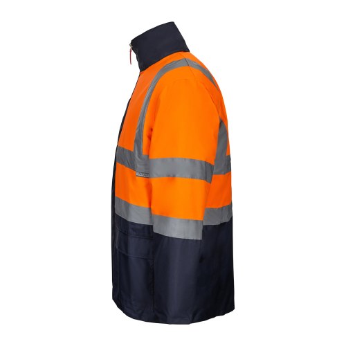 VL JUNO LARGE. Dwukolorowa kurtka 4 w 1 (180 g/m²) z poliestru (100%) z powłoką PU