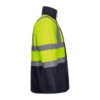 VL JUNO LARGE. Dwukolorowa kurtka 4 w 1 (180 g/m²) z poliestru (100%) z powłoką PU