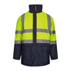 VL JUNO LARGE. Dwukolorowa kurtka 4 w 1 (180 g/m²) z poliestru (100%) z powłoką PU