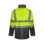 VL JUNO LARGE. Dwukolorowa kurtka 4 w 1 (180 g/m²) z poliestru (100%) z powłoką PU