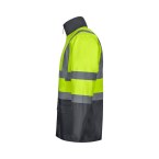 VL JUNO LARGE. Dwukolorowa kurtka 4 w 1 (180 g/m²) z poliestru (100%) z powłoką PU