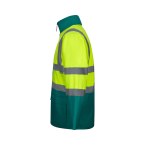 VL JUNO LARGE. Dwukolorowa kurtka 4 w 1 (180 g/m²) z poliestru (100%) z powłoką PU