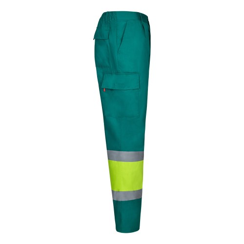 VL ARTEMIS. Dwukolorowe spodnie z diagonalu (190 g/m²), bawełny (20%) i poliestru (80%)