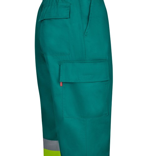 VL ARTEMIS. Dwukolorowe spodnie z diagonalu (190 g/m²), bawełny (20%) i poliestru (80%)