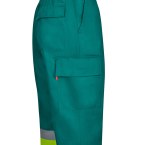 VL ARTEMIS. Dwukolorowe spodnie z diagonalu (190 g/m²), bawełny (20%) i poliestru (80%)