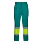VL ARTEMIS. Dwukolorowe spodnie z diagonalu (190 g/m²), bawełny (20%) i poliestru (80%)