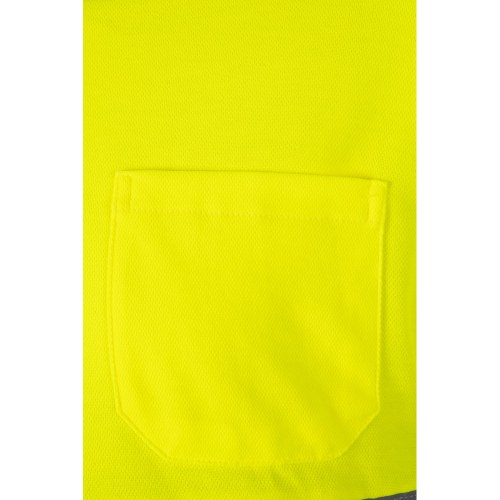 VL PLUTO. Dwukolorowa koszulka polo piqué (150 g/m²) z długim rękawem, z bawełny (55%) i poliestru (45%)