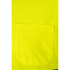 VL PLUTO. Dwukolorowa koszulka polo piqué (150 g/m²) z długim rękawem, z bawełny (55%) i poliestru (45%)