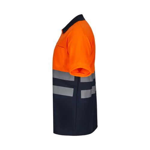 VL FORTUNA. Koszulka polo Bird-eye (140 g/m²) z krótkim rękawem, poliester (100%)