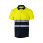 VL FORTUNA. Koszulka polo Bird-eye (140 g/m²) z krótkim rękawem, poliester (100%)