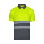 VL FORTUNA. Koszulka polo Bird-eye (140 g/m²) z krótkim rękawem, poliester (100%)