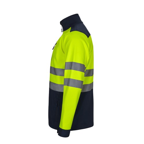 VL HESTIA. Dwukolorowa kurtka soft shell (280 g/m²) z poliestru (96%) i elastanu (4%)