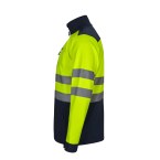 VL HESTIA. Dwukolorowa kurtka soft shell (280 g/m²) z poliestru (96%) i elastanu (4%)
