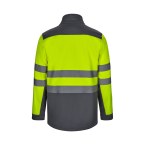 VL HESTIA. Dwukolorowa kurtka soft shell (280 g/m²) z poliestru (96%) i elastanu (4%)