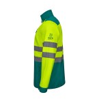 VL HESTIA. Dwukolorowa kurtka soft shell (280 g/m²) z poliestru (96%) i elastanu (4%)