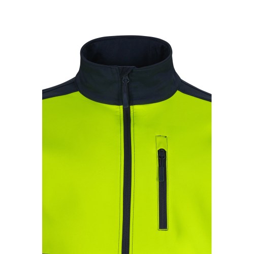 VL HESTIA LARGE. Dwukolorowa kurtka soft shell (280 g/m²), z polarową podszewką i membraną TPU, z poliestru (96%) i elastanu (4%)