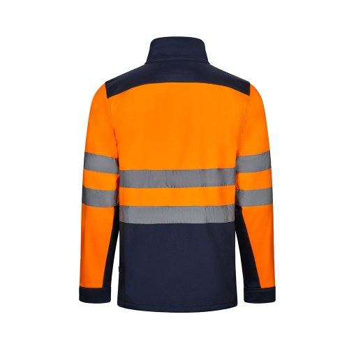 VL HESTIA LARGE. Dwukolorowa kurtka soft shell (280 g/m²), z polarową podszewką i membraną TPU, z poliestru (96%) i elastanu (4%)