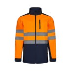 VL HESTIA LARGE. Dwukolorowa kurtka soft shell (280 g/m²), z polarową podszewką i membraną TPU, z poliestru (96%) i elastanu (4%)