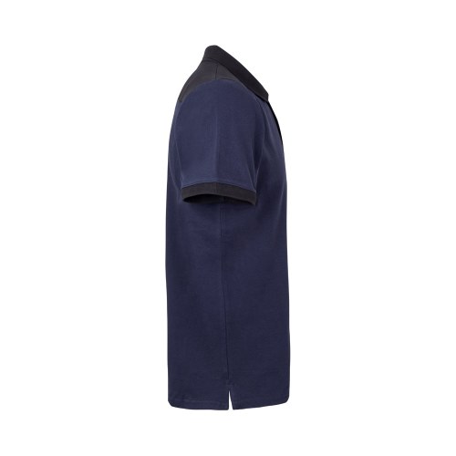 VL VELES. Dwukolorowa koszulka polo piqué (180 g/m²), krótki rękaw, bawełna (60%) i poliester (40%)