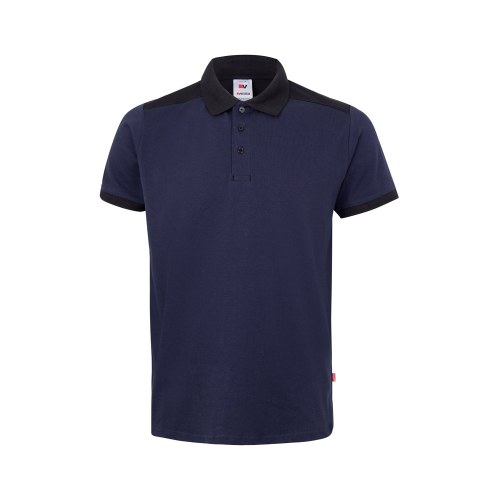 VL VELES. Dwukolorowa koszulka polo piqué (180 g/m²), krótki rękaw, bawełna (60%) i poliester (40%)