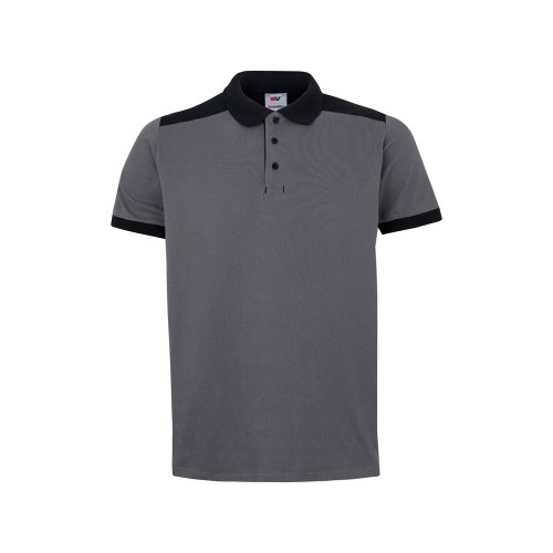 VL VELES. Dwukolorowa koszulka polo piqué (180 g/m²), krótki rękaw, bawełna (60%) i poliester (40%)