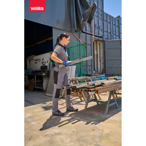 VL VELES. Dwukolorowa koszulka polo piqué (180 g/m²), krótki rękaw, bawełna (60%) i poliester (40%)