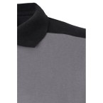 VL VELES. Dwukolorowa koszulka polo piqué (180 g/m²), krótki rękaw, bawełna (60%) i poliester (40%)
