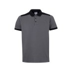 VL VELES. Dwukolorowa koszulka polo piqué (180 g/m²), krótki rękaw, bawełna (60%) i poliester (40%)