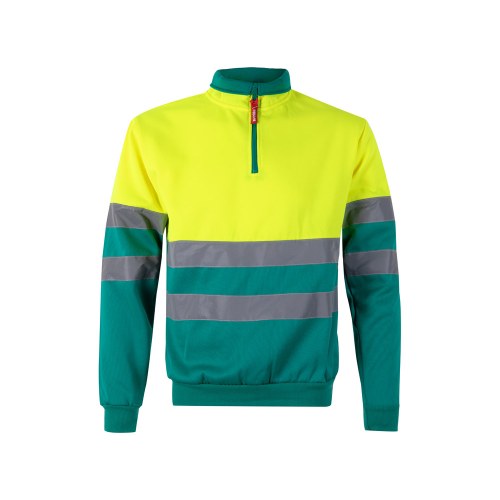 VL THOR LARGE. Dwukolorowa bluza (300 g/m²) z poliestrowego polaru (100%)