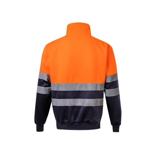 VL THOR LARGE. Dwukolorowa bluza (300 g/m²) z poliestrowego polaru (100%)