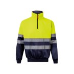 VL THOR LARGE. Dwukolorowa bluza (300 g/m²) z poliestrowego polaru (100%)