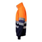 VL THOR LARGE. Dwukolorowa bluza (300 g/m²) z poliestrowego polaru (100%)