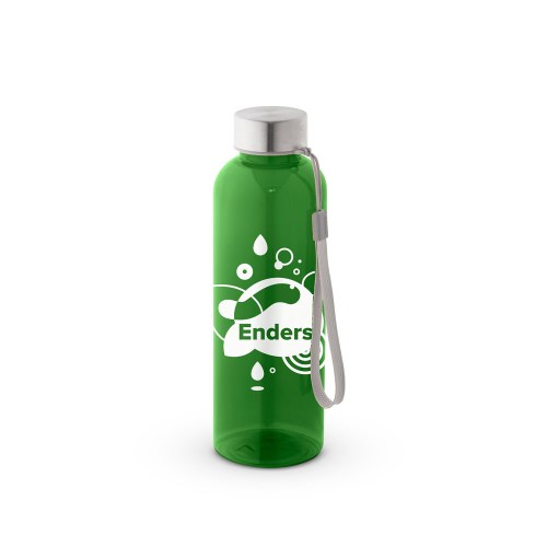 ENDERS M. Butelka PET z recyklingu (100% rPET) z błyszczącym, półprzezroczystym wykończeniem 600 ml