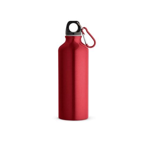 RE-LANDSCAPE M. Butelka aluminiowa z recyklingu (100% rAL) karabińczykiem 530 ml