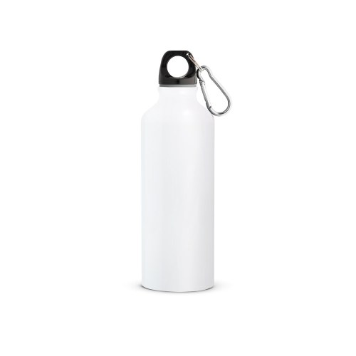 RE-LANDSCAPE M. Butelka aluminiowa z recyklingu (100% rAL) karabińczykiem 530 ml