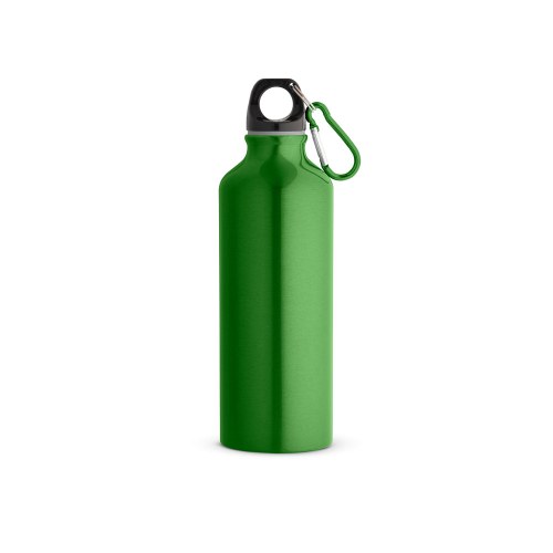 RE-LANDSCAPE M. Butelka aluminiowa z recyklingu (100% rAL) karabińczykiem 530 ml