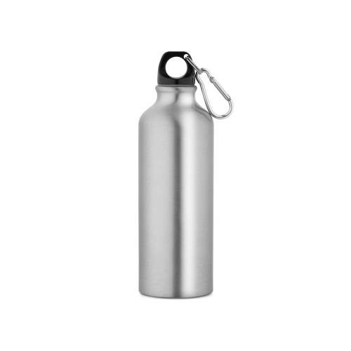 RE-LANDSCAPE M. Butelka aluminiowa z recyklingu (100% rAL) karabińczykiem 530 ml