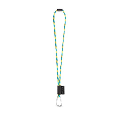 75089. SET Lanyard TUBE Long (Ø 7 mm) z karabińczykiem w kształcie litery D o długości 55 mm i zapięciem bezpieczeństwa o średnicy Ø 7 mm